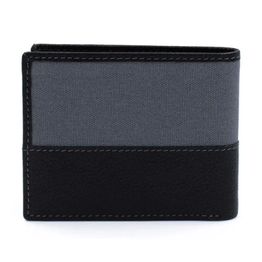 Timberland RFID Wallet Black Passcase Pro Leather With ID Slot in Tin Gift Box